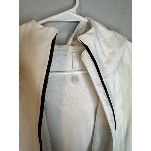 Women’s Lululemon Cross Chill Performance Jacket 6 White MISSING ZIPPER PULL - Picture 8 of 10